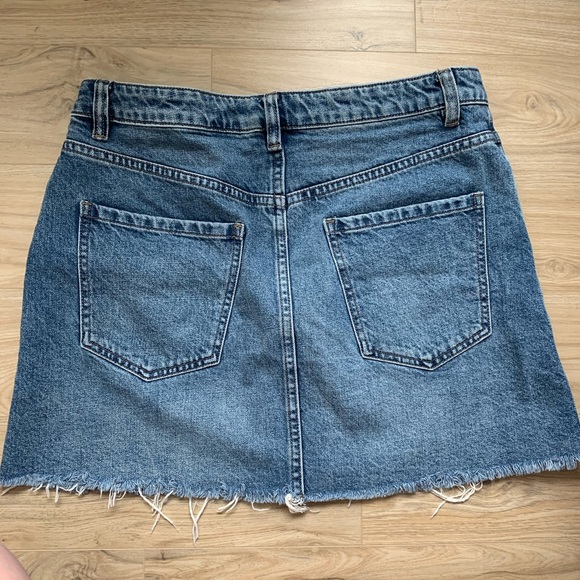 Free People zip it up denim skirt - Picture 5 of 9
